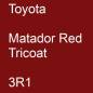 Preview: Toyota, Matador Red Tricoat, 3R1.